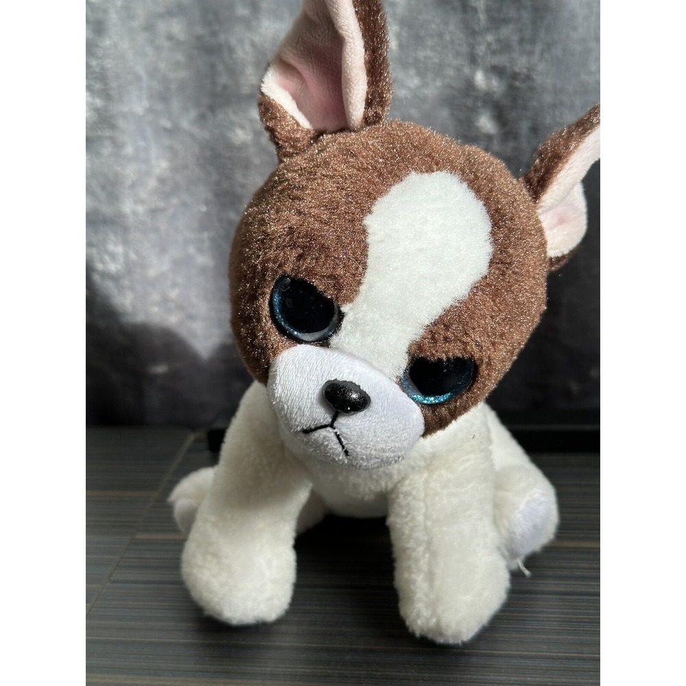Ty‎ Beanie Boos PORTIA Boston Terrier Dog Plush Stuffed Animal VelveTy